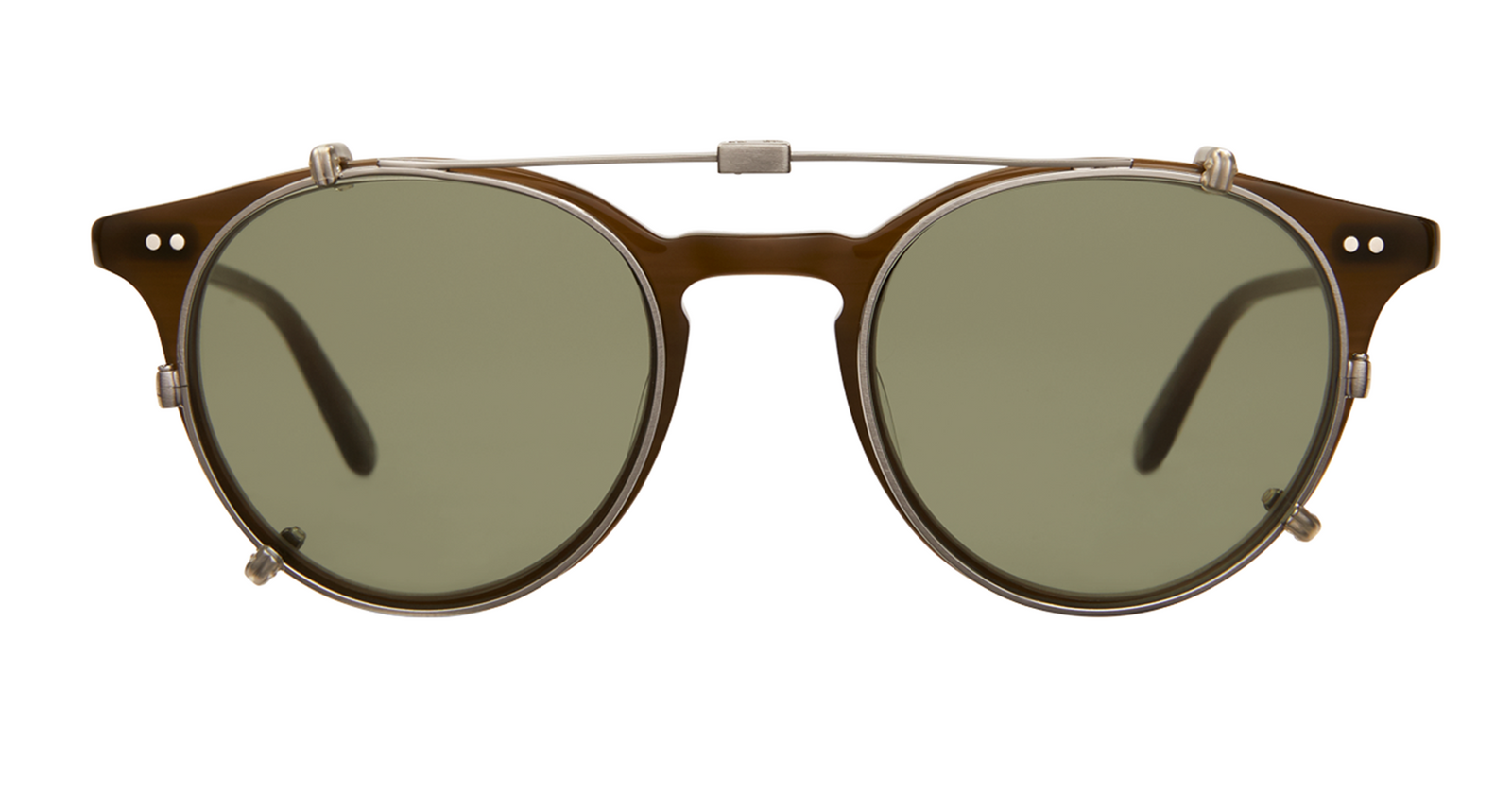 Brushed Silver/Green