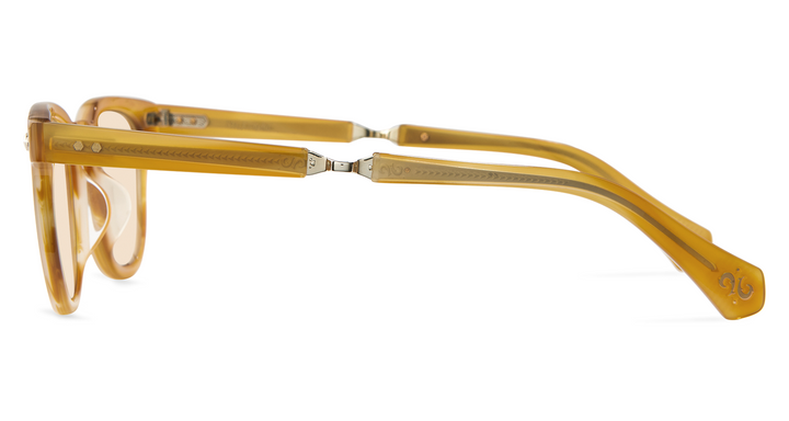 Honey Tortoise-12K White Gold-Demo Beige