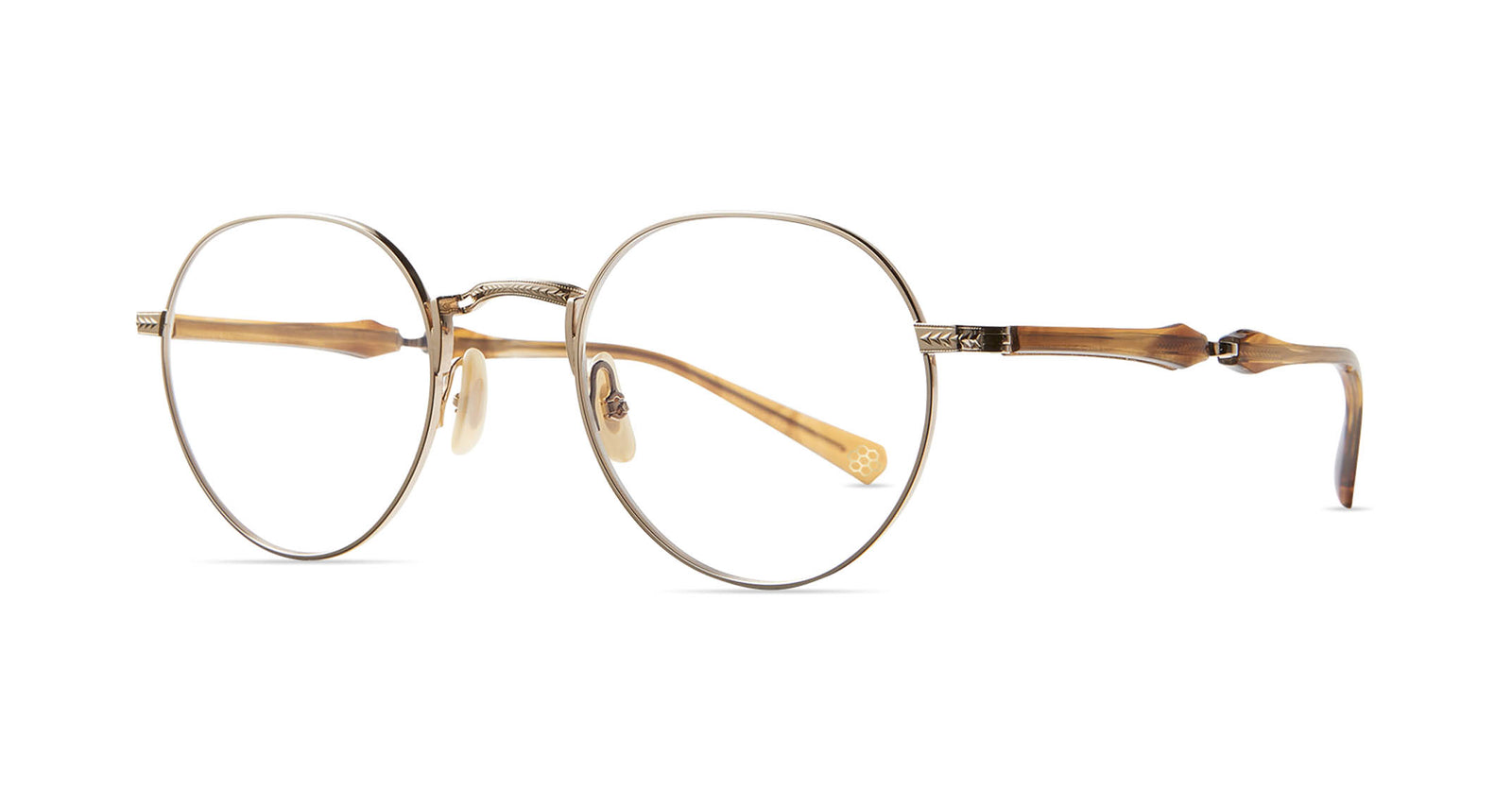 12K White Gold-Marbled Rye