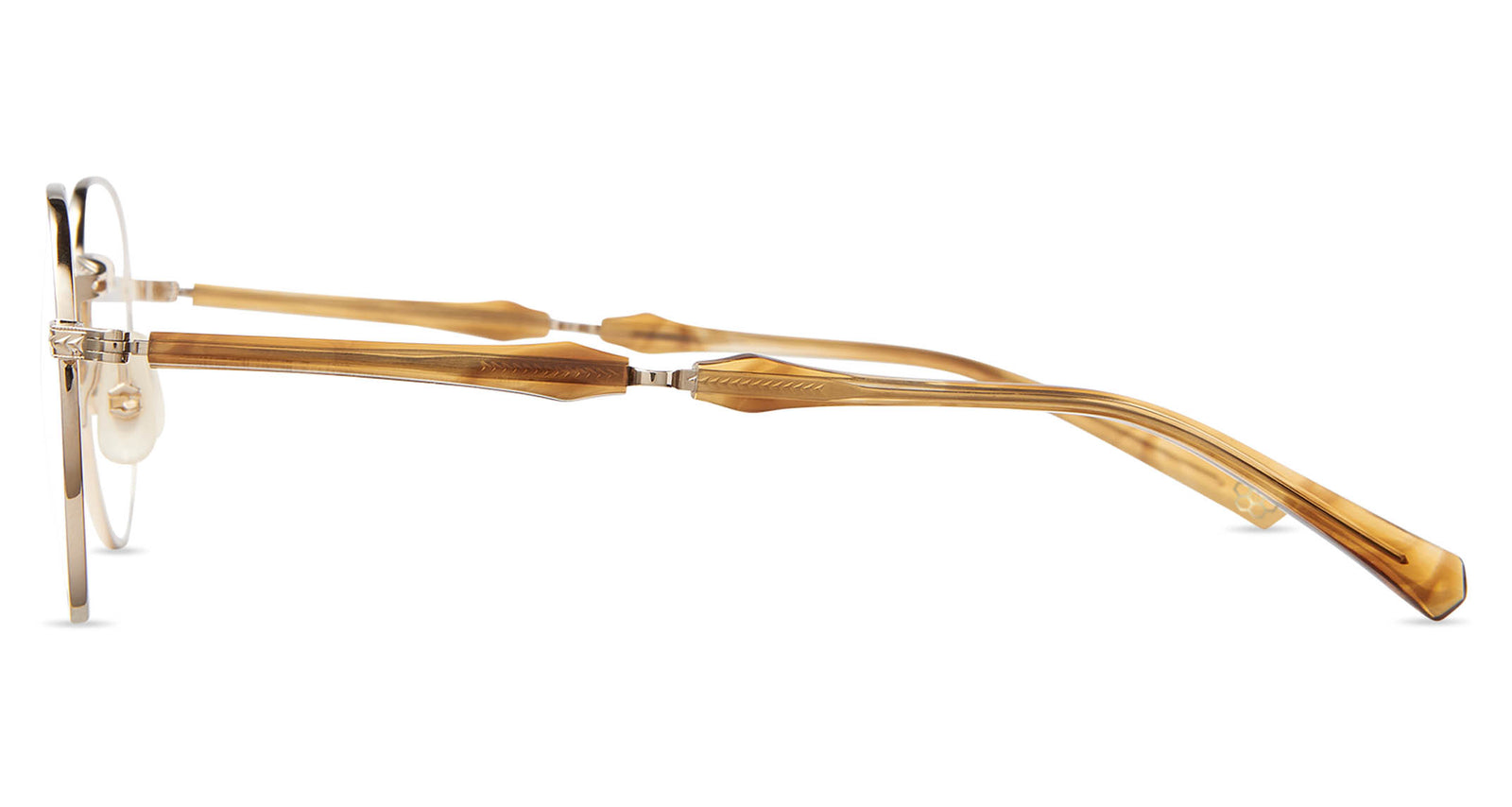 12K White Gold-Marbled Rye