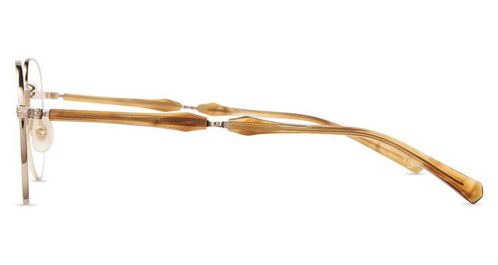 12K White Gold-Marbled Rye