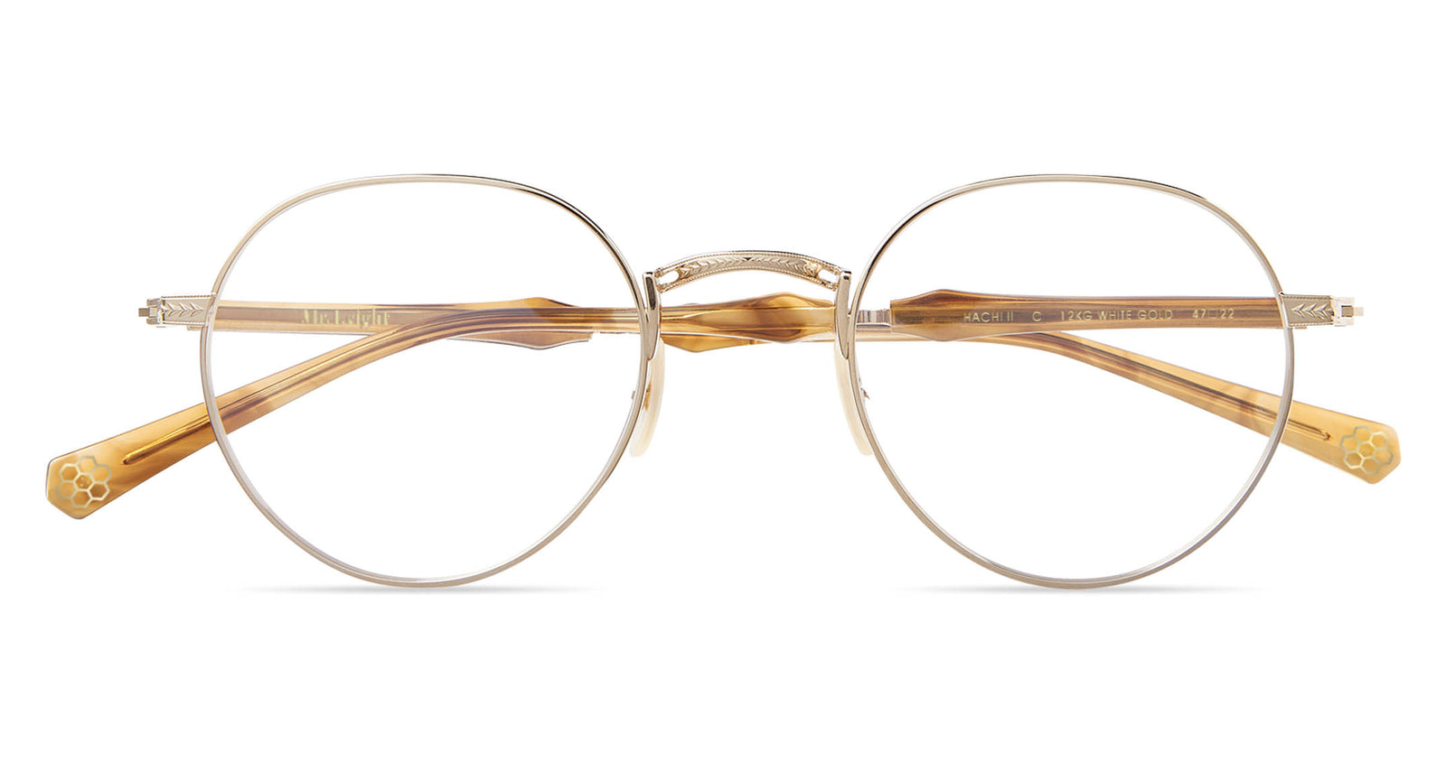 12K White Gold-Marbled Rye