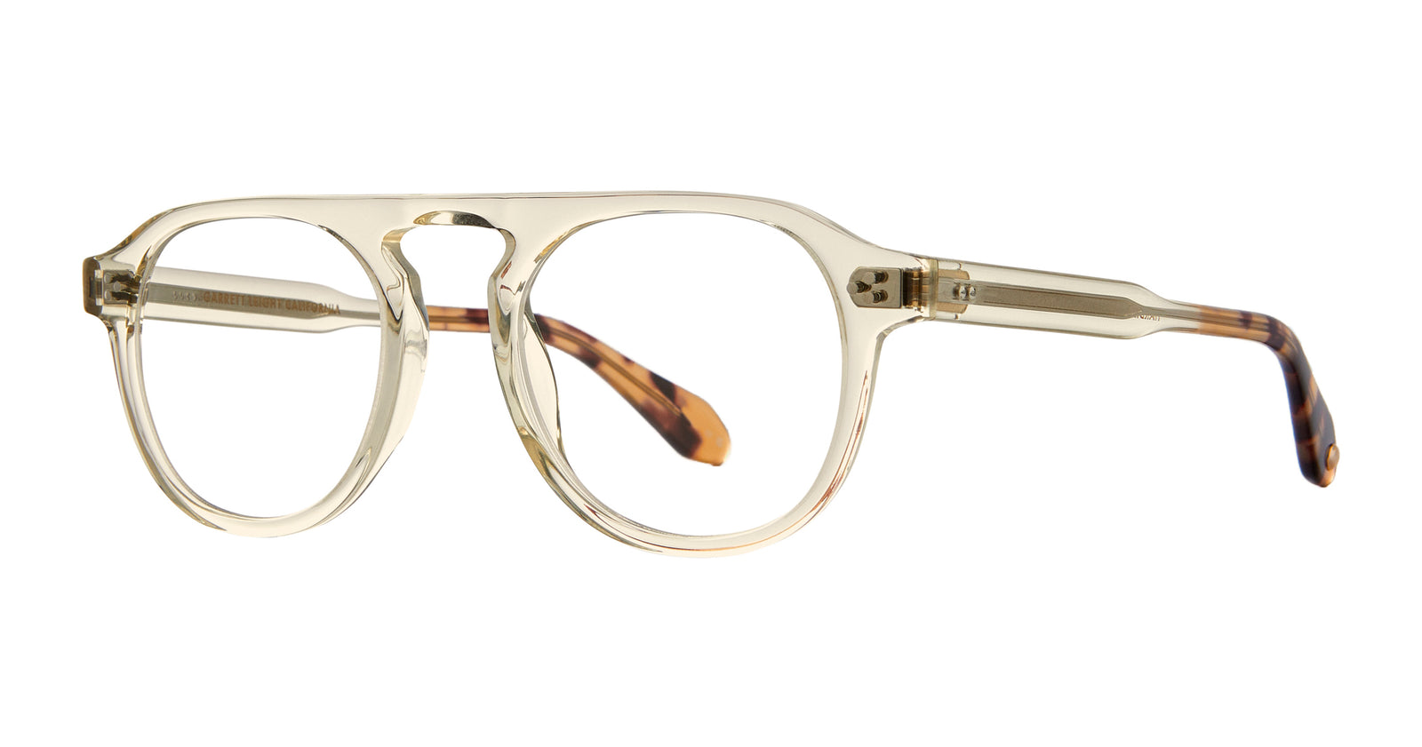 Champagne-Champagne Dark Tortoise Fade