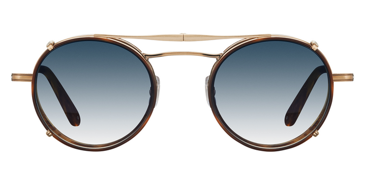 Matte Gold-Marigold Tortoise/Blue Gradient