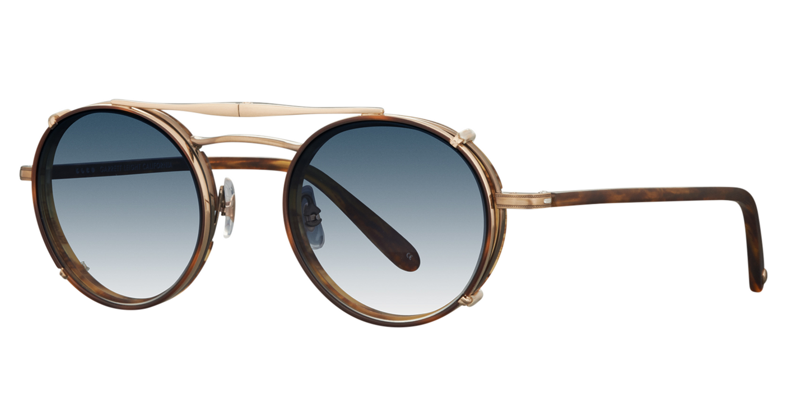 Matte Gold-Marigold Tortoise/Blue Gradient