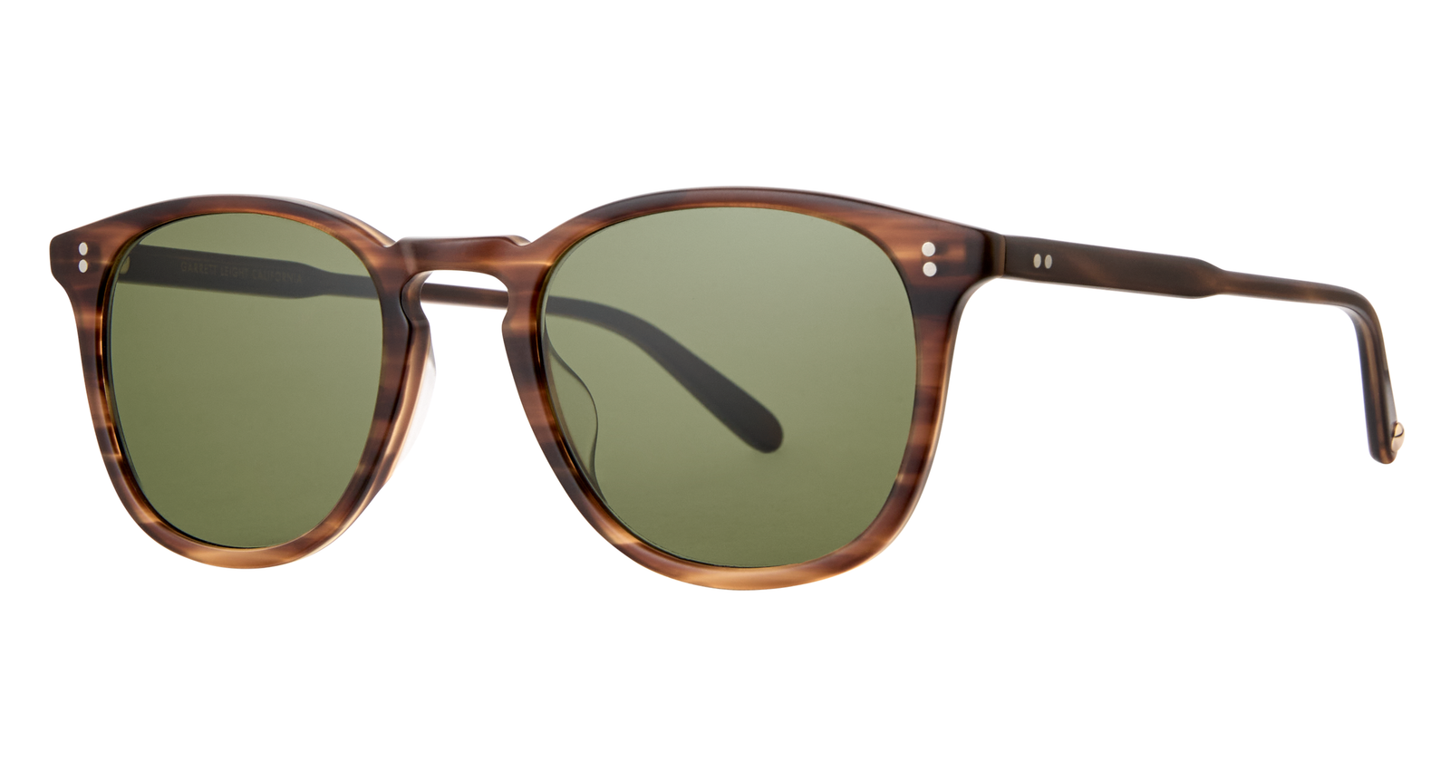 Matte Brandy Tortoise/Semi-Flat Pure Green