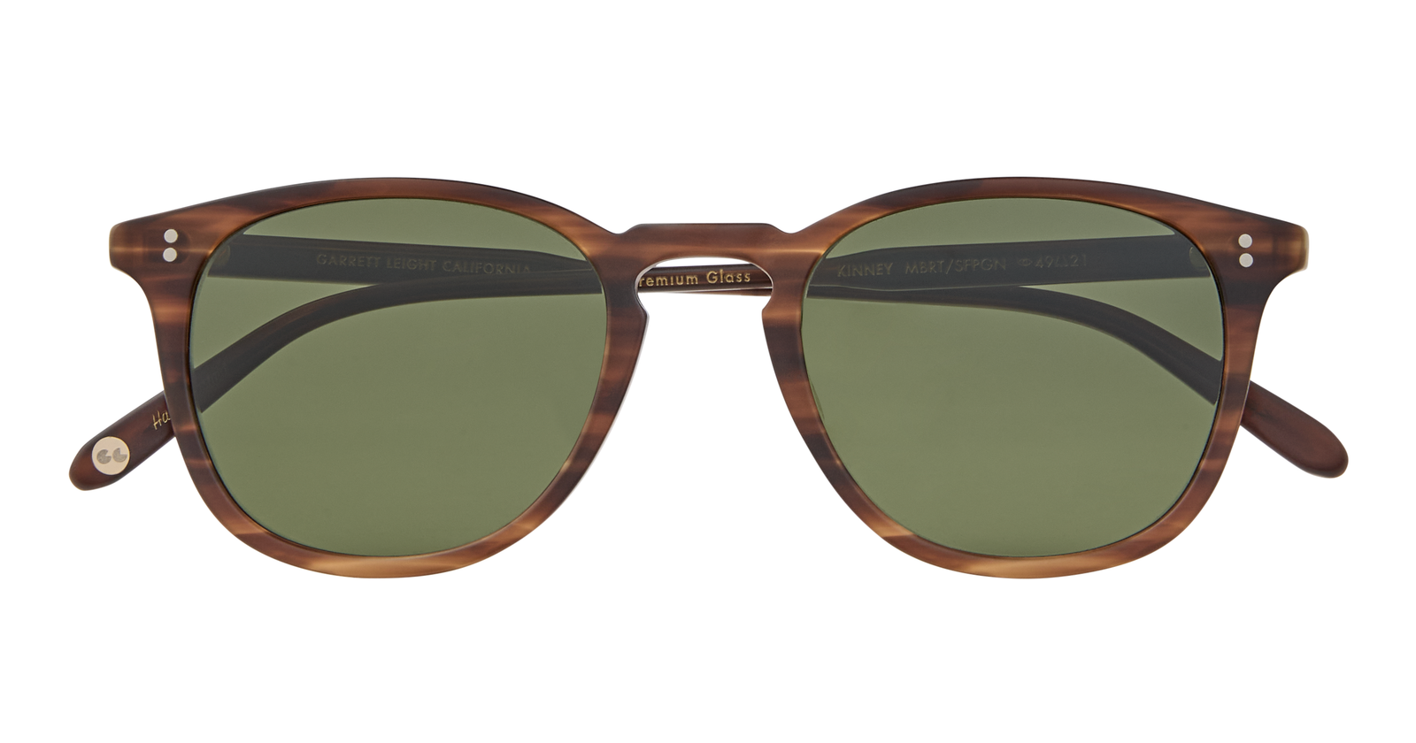 Matte Brandy Tortoise/Semi-Flat Pure Green