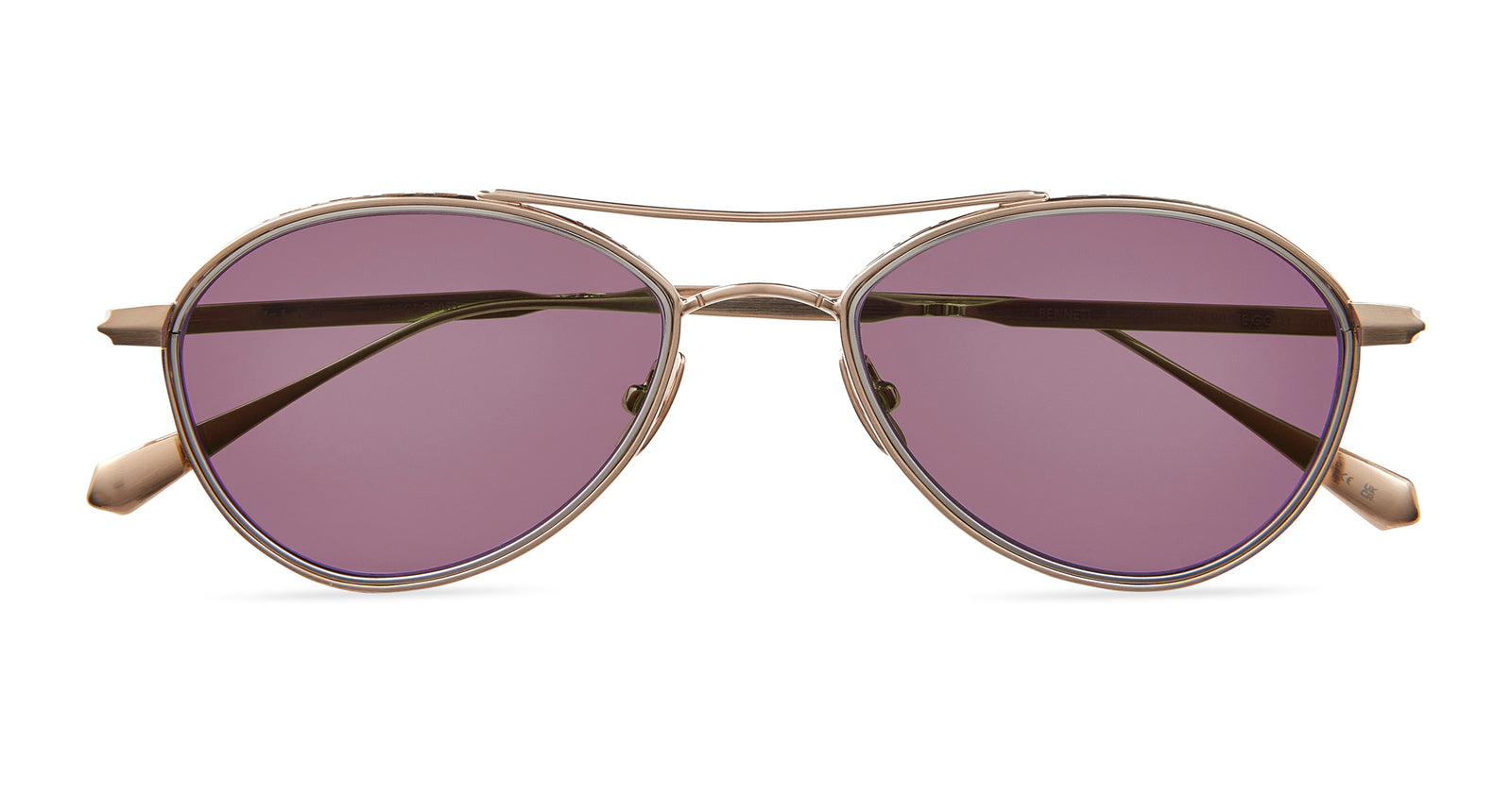 Brushed 12K White Gold/Select Violet