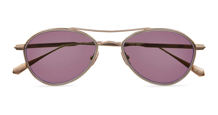 Brushed 12K White Gold/Select Violet