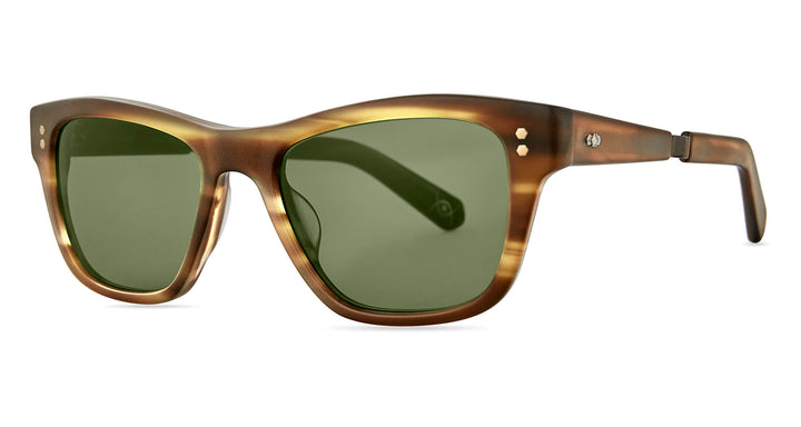 Matte Beachwood-White Gold/Boxwood Green