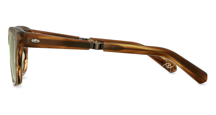 Matte Beachwood-White Gold/Boxwood Green