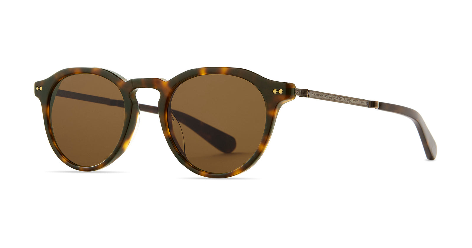 Hickory Tortoise-Antique Gold/Semi-Flat Mojave Brown