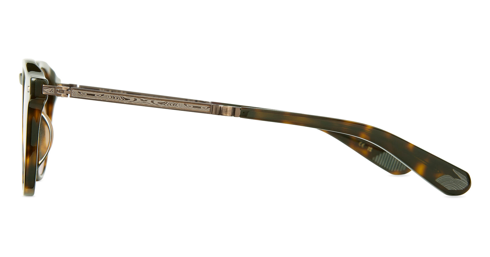 Hickory Tortoise-Antique Gold/Semi-Flat Mojave Brown