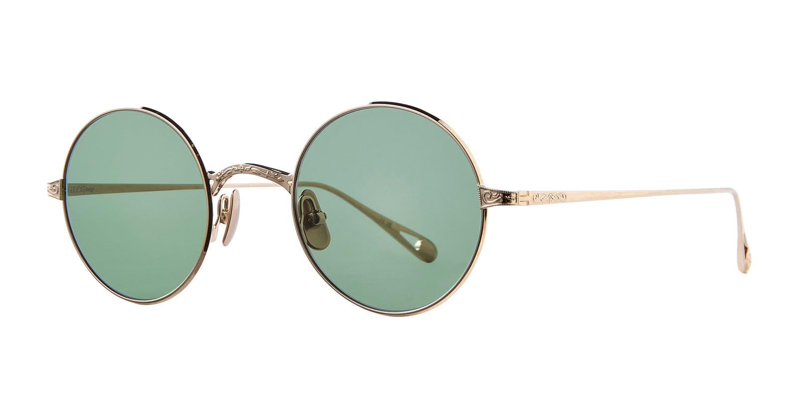 12K White Gold/Semi-Flat Veridian