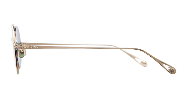 12K White Gold/Semi-Flat Veridian