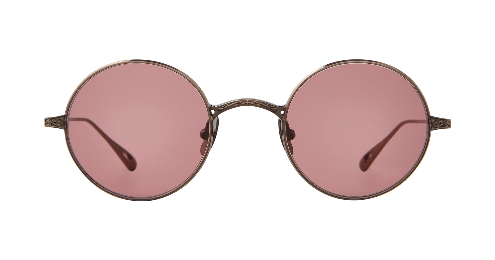 Antique Gold/Semi-Flat Garnet