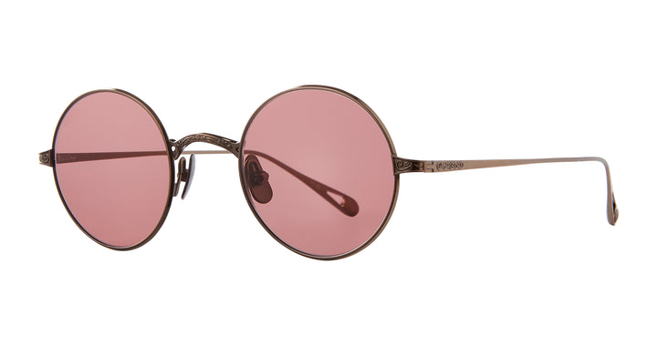 Antique Gold/Semi-Flat Garnet