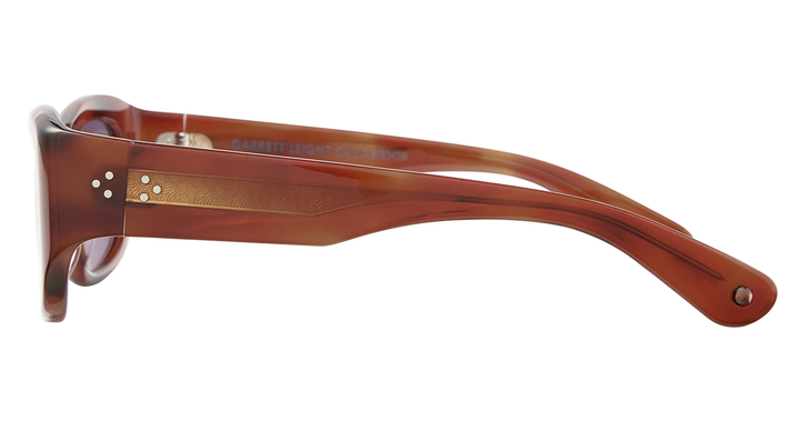 Vintage Burnt Tortoise/Blue Smoke