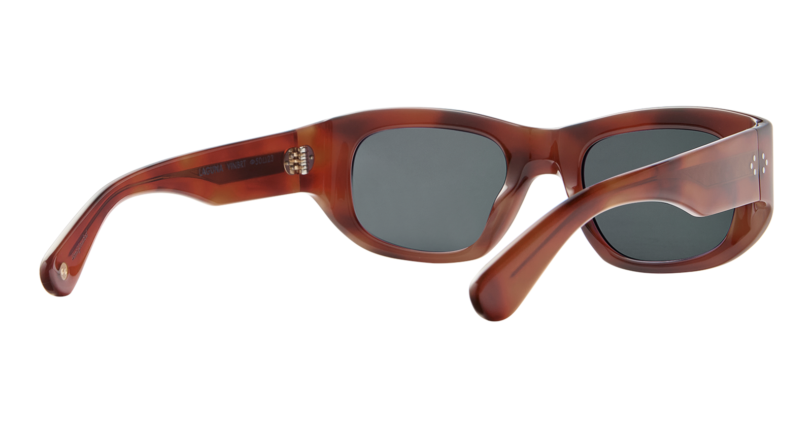 Vintage Burnt Tortoise/Blue Smoke