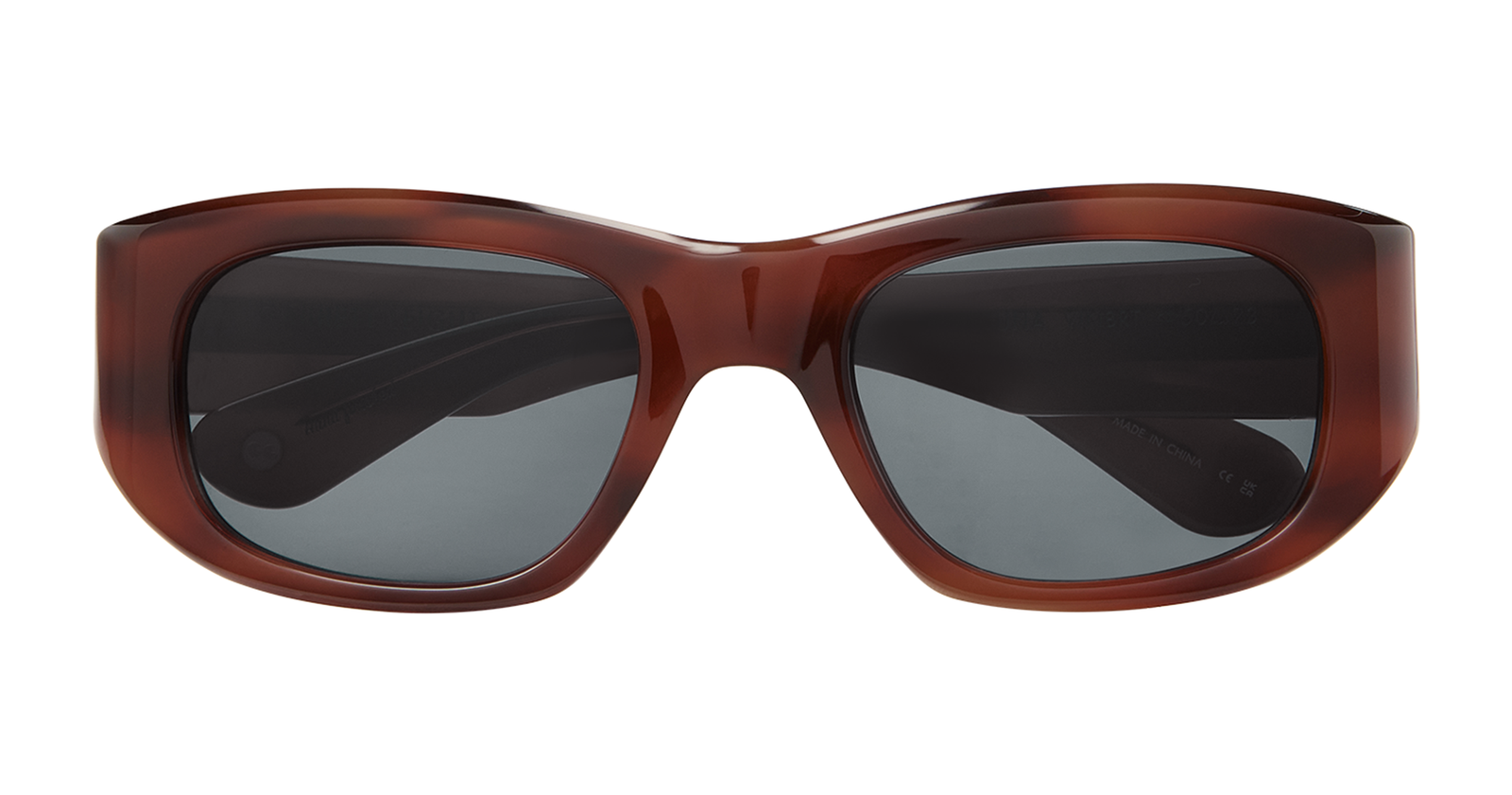 Vintage Burnt Tortoise/Blue Smoke