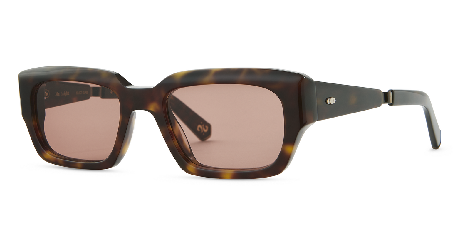 Hickory Tortoise-Antique Gold/Semi-Flat Tahitian Rose