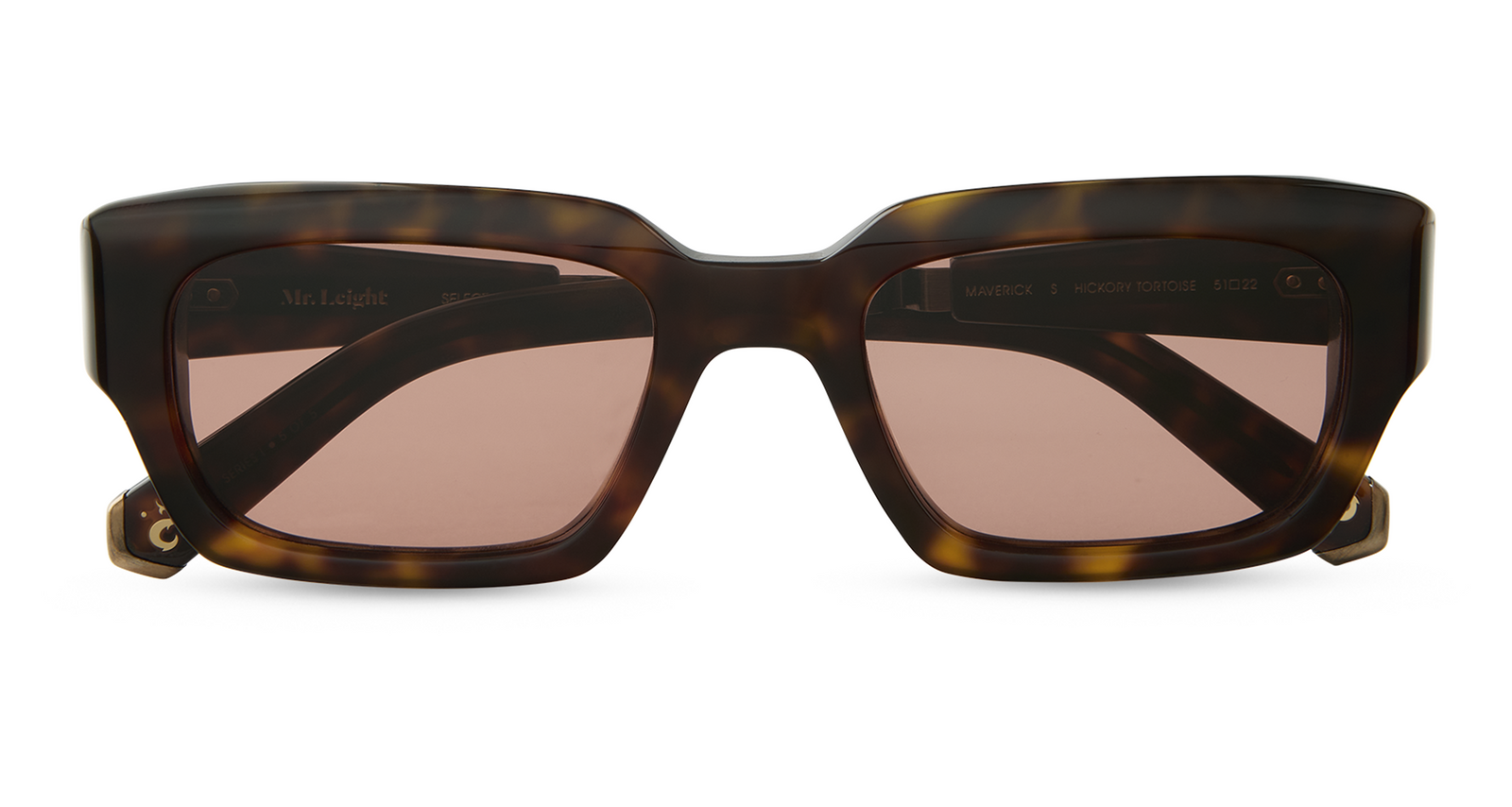 Hickory Tortoise-Antique Gold/Semi-Flat Tahitian Rose