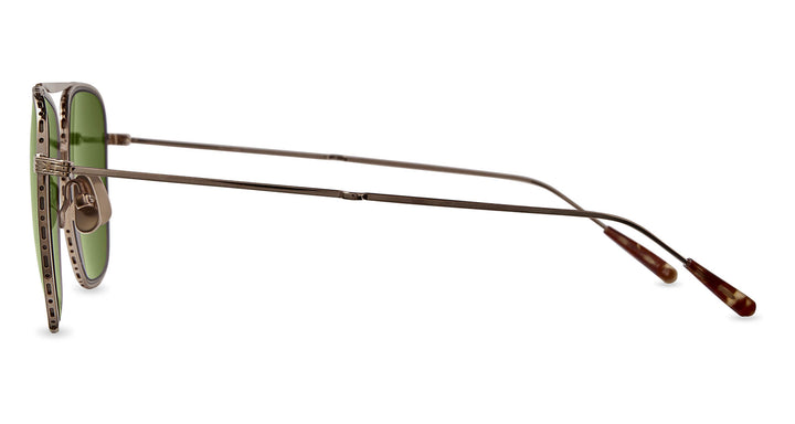 12K White Gold-Maple/Green