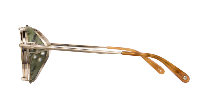 Brushed Gold-Ember Tortoise/Semi-Flat Green