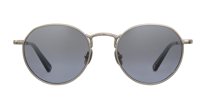 Brushed Silver-Sea Grey/Semi-Flat Glacier Blue Mirror