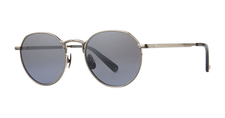 Brushed Silver-Sea Grey/Semi-Flat Glacier Blue Mirror