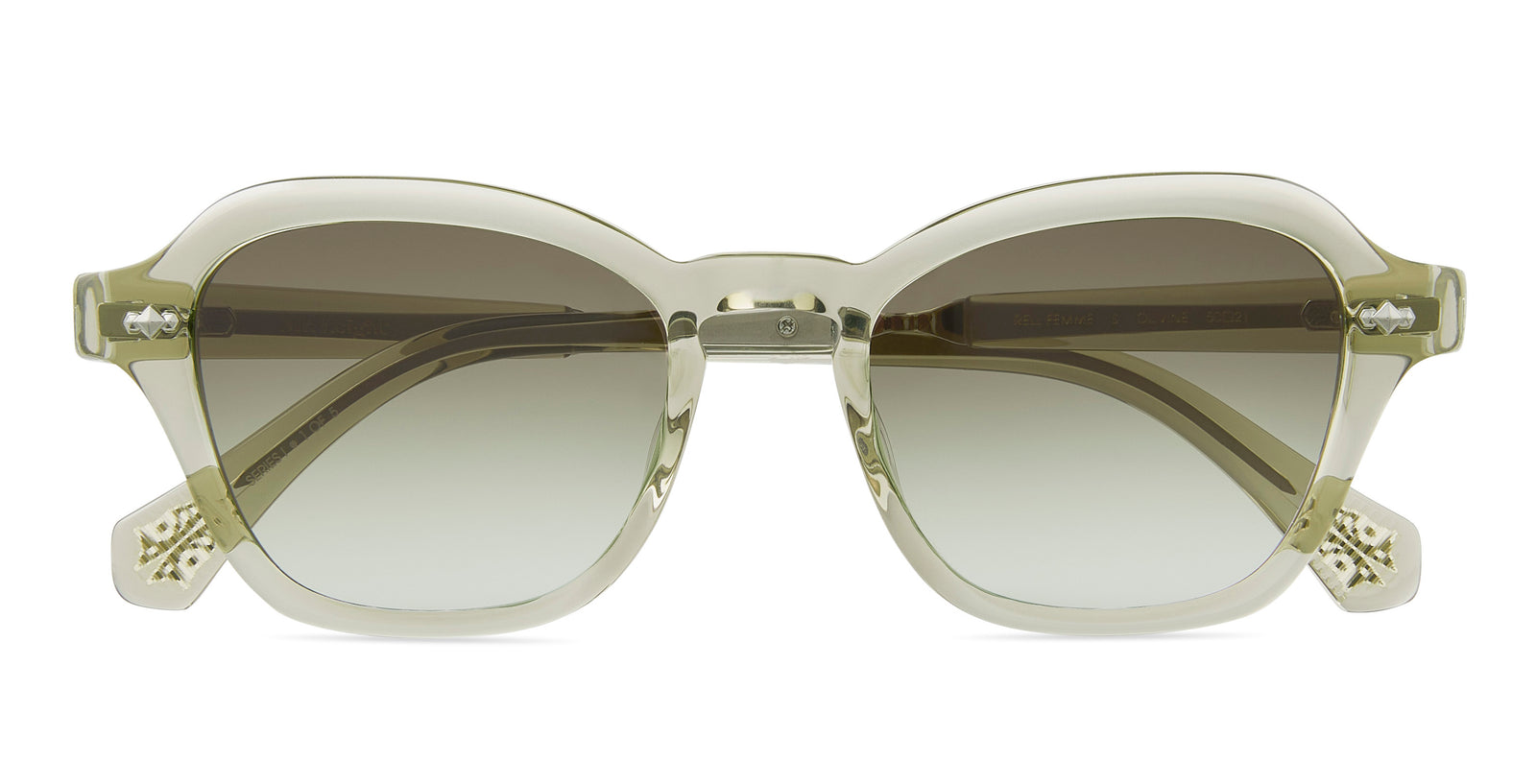 Olivine-Platinum/Semi-Flat Fern Gradient