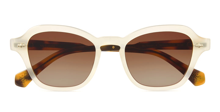 Peruvian Flake-Yellowjacket Tortoise-White Gold/Semi-Flat Mauve Gradient