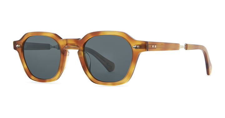 Saffron Tortoise-White Gold/Select Blue Smoke