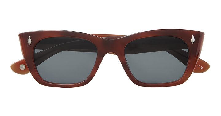 Vintage Burnt Tortoise/Blue Smoke