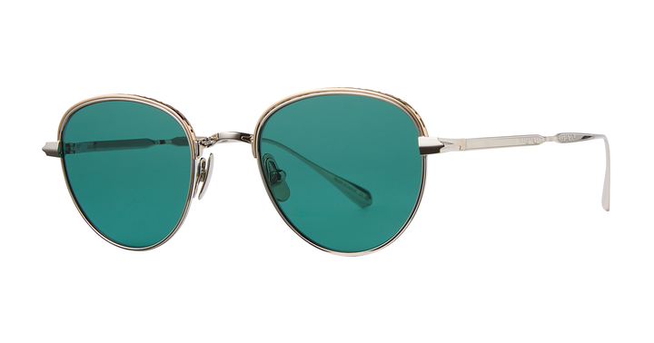 Brilliant Silver/Semi-Flat Pure Turquoise