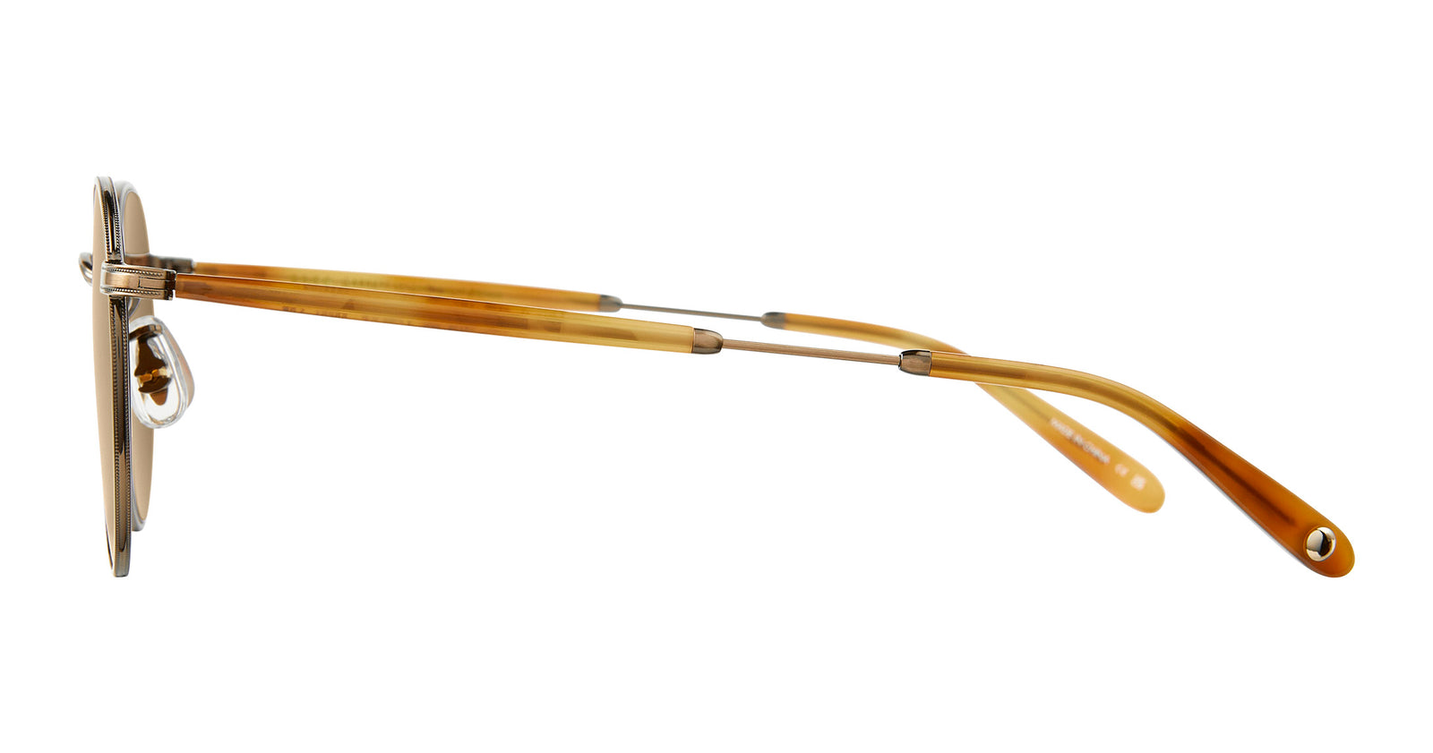 Ember Tortoise-Antique Gold/Semi-Flat Pure Coffee